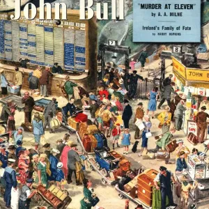 John Bull 1949 1940s UK holidays trains stations magazines