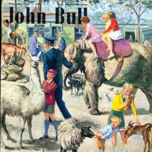 John Bull 1949 1940s UK london zoo zoos magazines