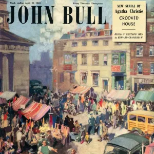 John Bull 1949 1940s UK markets villages towns squares shopping magazines