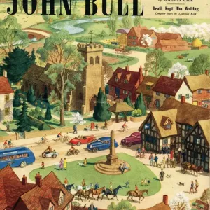 1949 John Bull Magazine Print: A rural UK scene