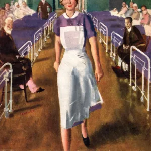 John Bull 1950 1950s UK hospitals nurses magazines medical