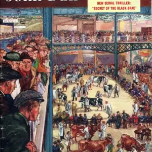 John Bull 1950 1950s UK smithfield cattle markets farmers cows show magazines farming