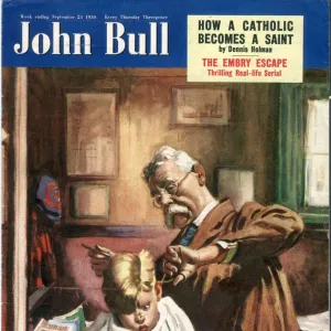 John Bull 1950 1950s UKs haircuts hairdressers magazines