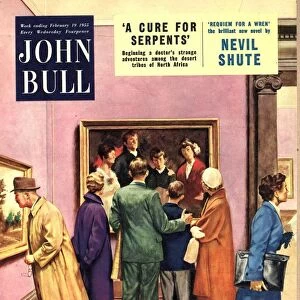 John Bull 1950s UK art museums art gallery galleries magazines