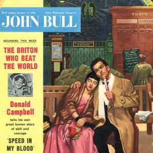 John Bull 1950s UK dating trains stations last magazines