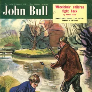 John Bull 1950s UK fishing fathers and sons magazines