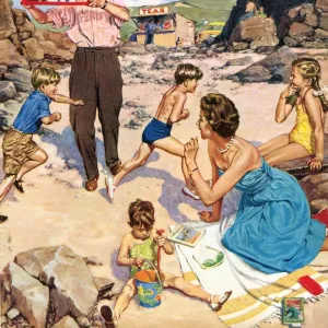 John Bull 1950s UK holidays beaches seaside magazines