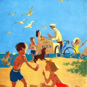 John Bull 1950s UK holidays beaches seaside ice-cream seaside magazines