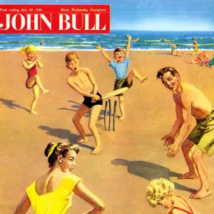 John Bull 1950s UK holidays cricket beaches seaside seaside magazines