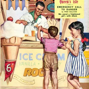 John Bull 1950s UK holidays ice-cream magazines