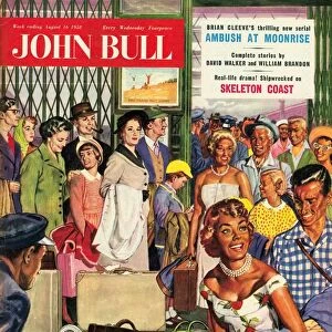 John Bull 1950s UK holidays railways stations trains suntans before and after magazines