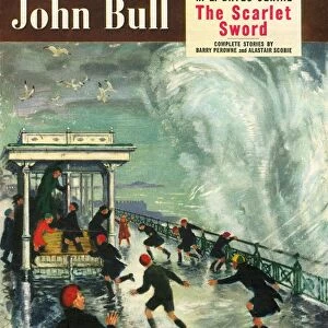 John Bull 1950s UK holidays seasons storms piers seaside magazines