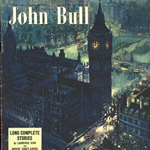 John Bull 1950s UK houses of parliament london magazines