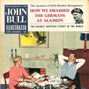 John Bull 1950s UK mail christmas cards magazines