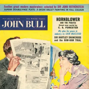 John Bull 1950s UK marriages reading newspapers magazines