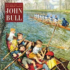 John Bull 1950s UK rowing training canoeing canoes sport boats magazines