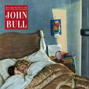 John Bull 1950s UK sleep bedtime magazines sleeping