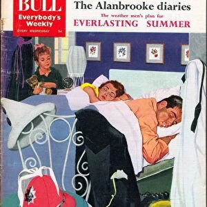 John Bull 1950s UK sleep magazines sleeping