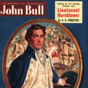 John Bull 1951 1950s UK Hornblower sailors admirals navy ships nautical magazines