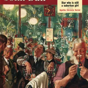 John Bull 1951 1950s UK men pubs locals closing time magazines