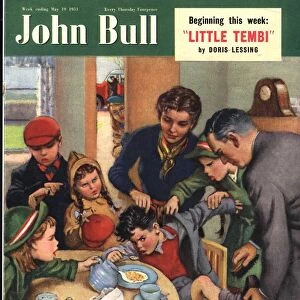 John Bull 1951 1950s UK naughty children schools siblings magazines
