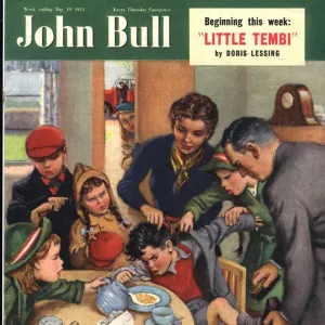 John Bull 1951 1950s UK naughty children schools siblings magazines