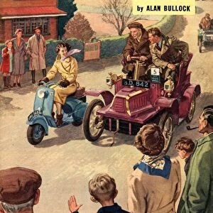 John Bull 1952 1950s UK veteran cars rallies scooters flirting magazines