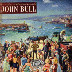 John Bull 1953 1950s UK holidays fishing magazines