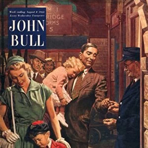 John Bull 1953 1950s UK railways stations tickets magazines family