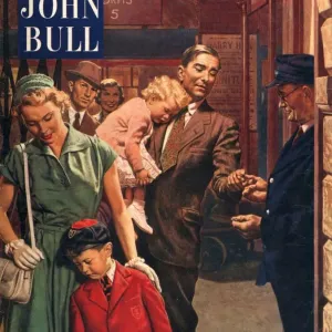 John Bull 1953 1950s UK railways stations tickets magazines family