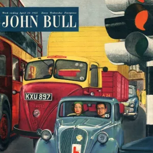 John Bull 1954 1950s UK cars learner drivers learning to drive magazines