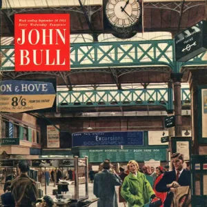 John Bull 1954 1950s UK railways stations magazines