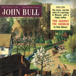 John Bull 1955 1950s UK blacksmiths horses riding the countryside magazines