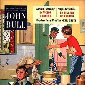 John Bull 1955 1950s UK cooking naughty milkman milkmen kitchens housewives housewife