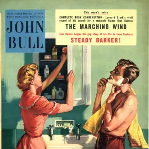 John Bull 1955 1950s UK couples bathrooms magazines