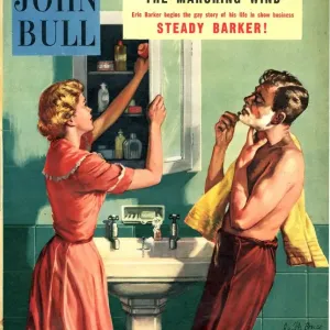 John Bull 1955 1950s UK couples bathrooms magazines