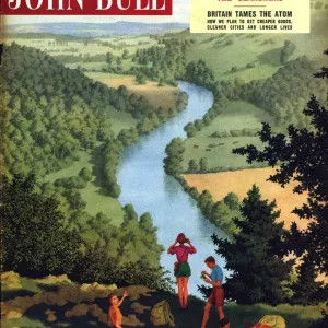John Bull 1955 1950s UK outdoors rivers countryside ramblers hiking magazines hikers