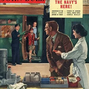 John Bull 1955 1950s UK railways stations guards refreshments magazines family
