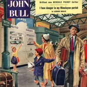 John Bull 1956 1950s UK trains stations railways holidays magazines