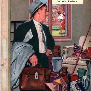 John Bull 1957 1950s UK cleaning housewives housewife commuters carpets bashing products