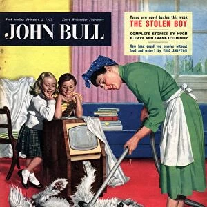 John Bull 1957 1950s UK dogs cleaning housewives housewife vacuum cleaners products