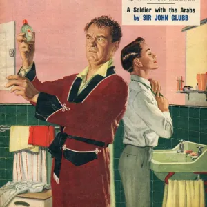 John Bull 1957 1950s UK fathers sons bathrooms magazines family