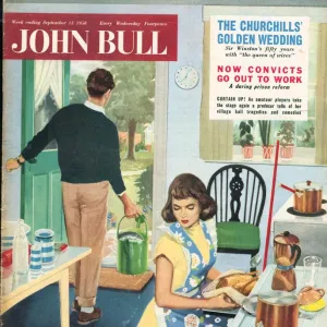 John Bull 1958 1950s UK cooking sunday lunch housewife housewives woman women in