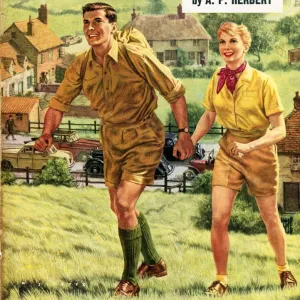 John Bull 1958 1950s UK holidays hiking walking trekking outdoors magazines hikers