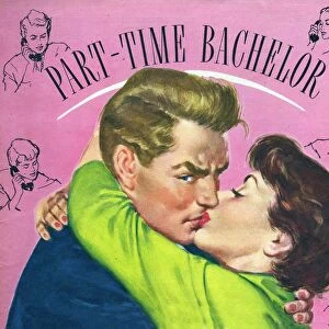 John Bull no date 1950s UK womens story illustrations kissing embracing hugging