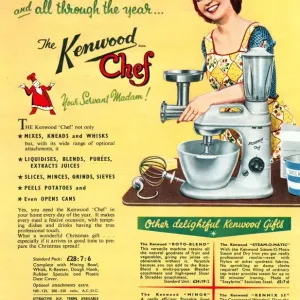 Kenwood Chef 1930s UK mixers processors cooking kitchens gadgets christmas presents