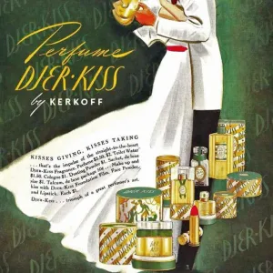 Kerkoff 1930s USA rklf womens Djer Kiss kissing kisses itnt