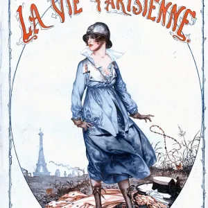 La Vie Parisienne 1918 1910s France glamour magazines Paris Eiffel Tower