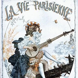 La Vie Parisienne 1918 1910s France glamour musical instruments magazines womens