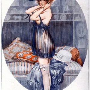 La Vie Parisienne 1919 1900s France Maurice Milliere illustrations erotica womens